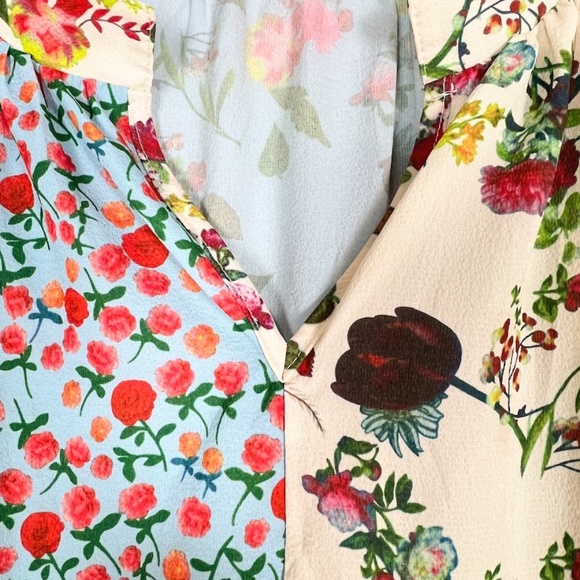 Sweet Floral Crepe Dress or Tunic Sz 2XL 🎉H.P. - Picture 7 of 11